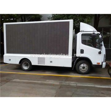 FAW big mobile truck led screen truck